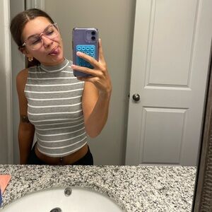 Stripped crop tank - tjmaxx